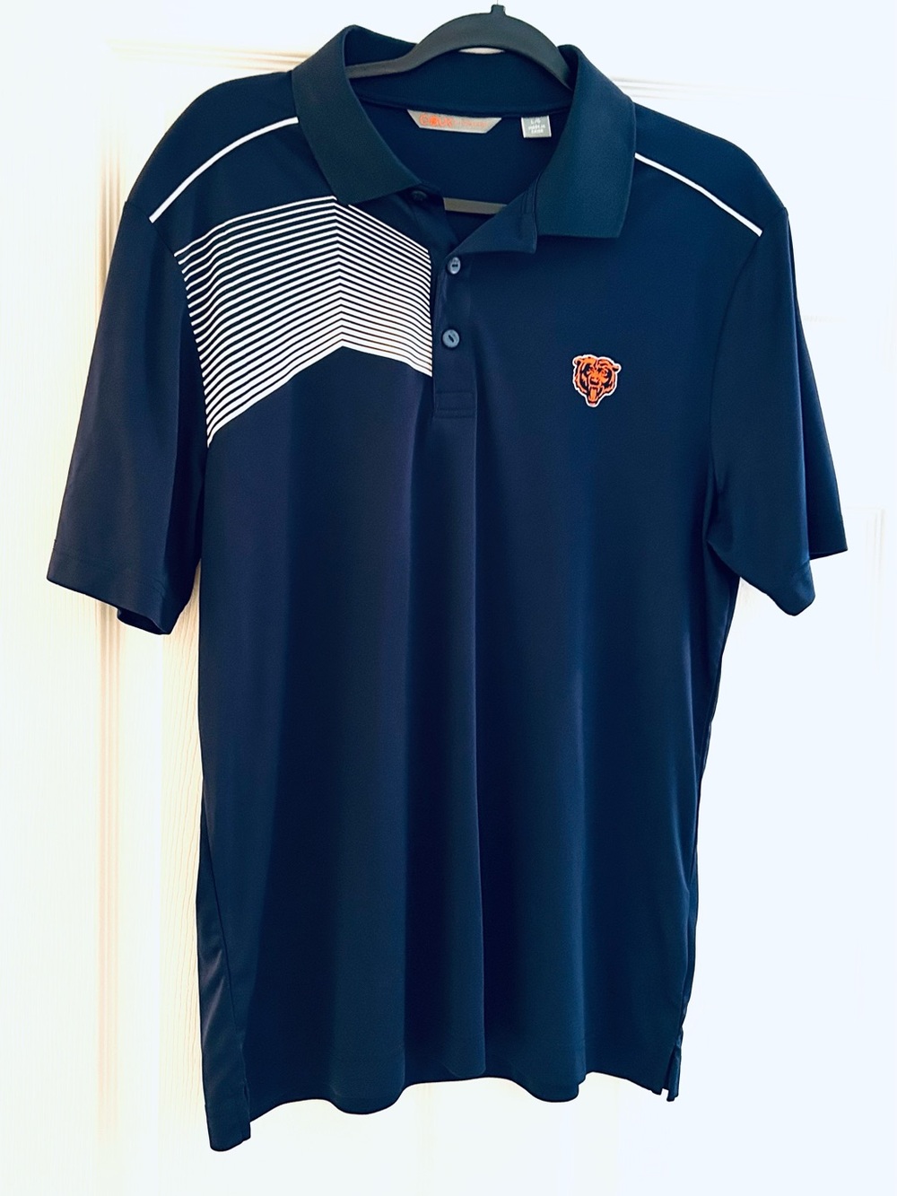 Cutter & Buck Chicago Bears Navy polo